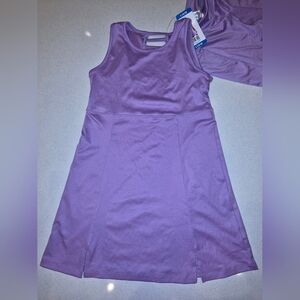 NWT Gerry Weber Lilac Girls Matching Set Tank Dress And Shorts Sz 14-16 Large